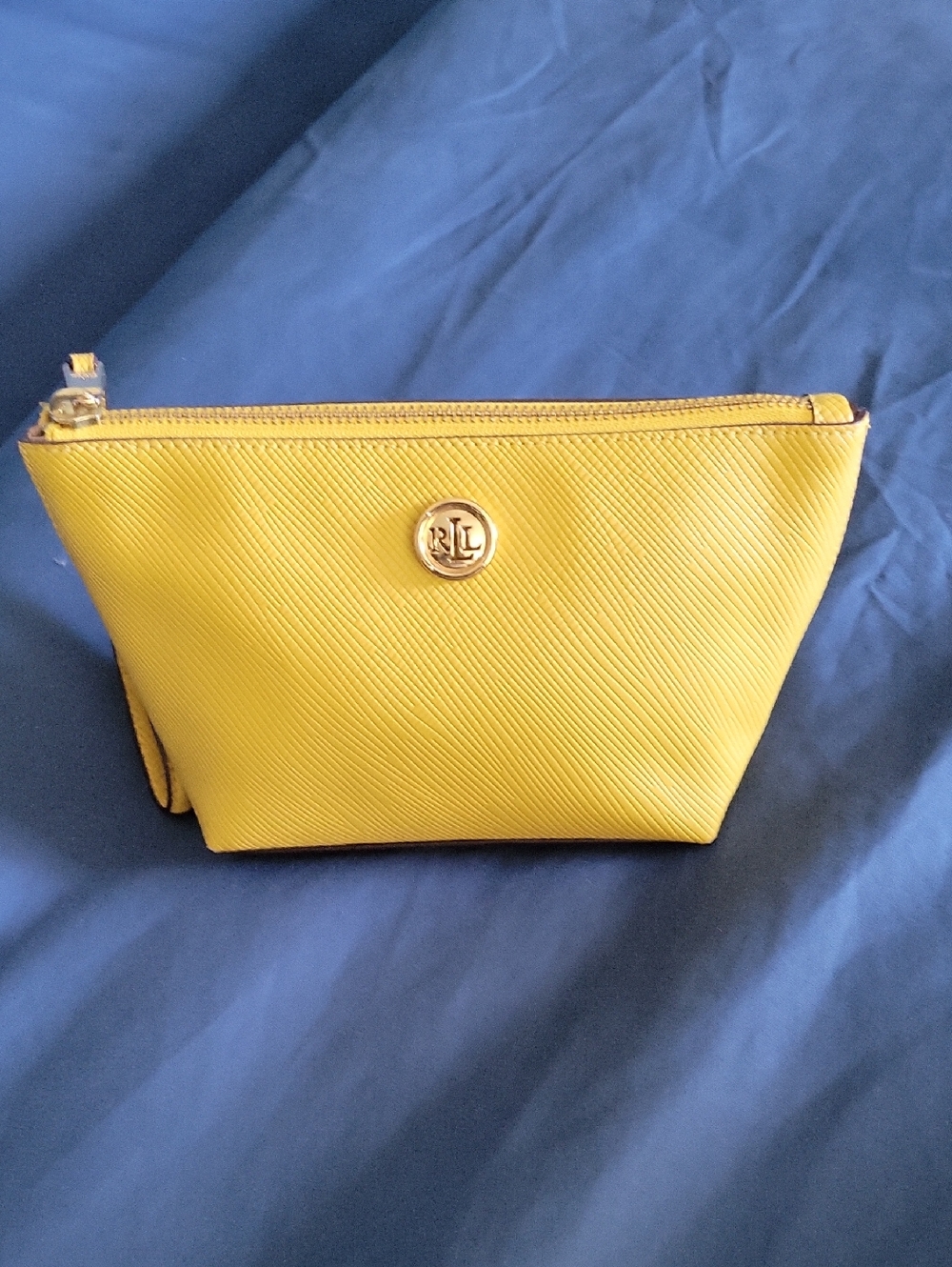 Ralph Lauren Yellow Wrislet Bag